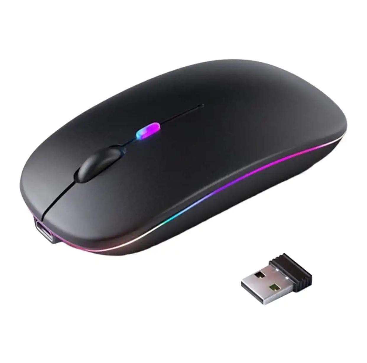 Bluetooth 5.4 Mouse 2.4G Wireless Mouse Dual-Mode Silent Mouse Rechargeable Gaming Mouse