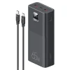 Portable USB Type C Power Bank High Capacity Power Banks 30000mah with Charging Data Cable for Laptop Phone